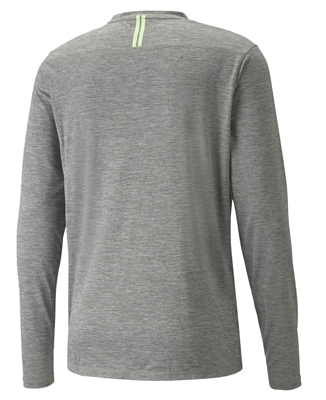 Футболка с длинным рукавом Puma Run Long Sleeve M Medium Gray Heather