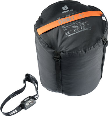 Спальник Deuter Orbit -5° REG правый Mandarine/Ink