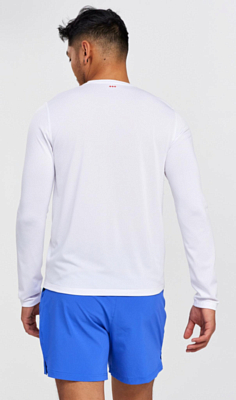 Футболка с длинным рукавом Saucony Stopwatch Long Sleeve White