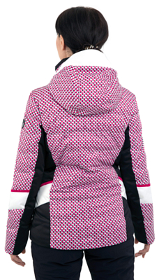 Куртка горнолыжная EA7 Emporio Armani SKI W JKT 9 Fancy magenta pois