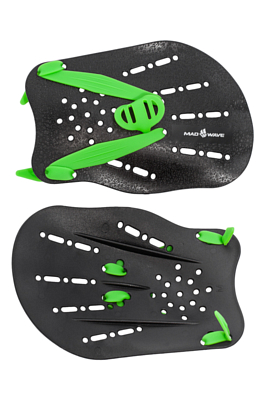 Лопатки для плавания MAD WAVE Paddles Black