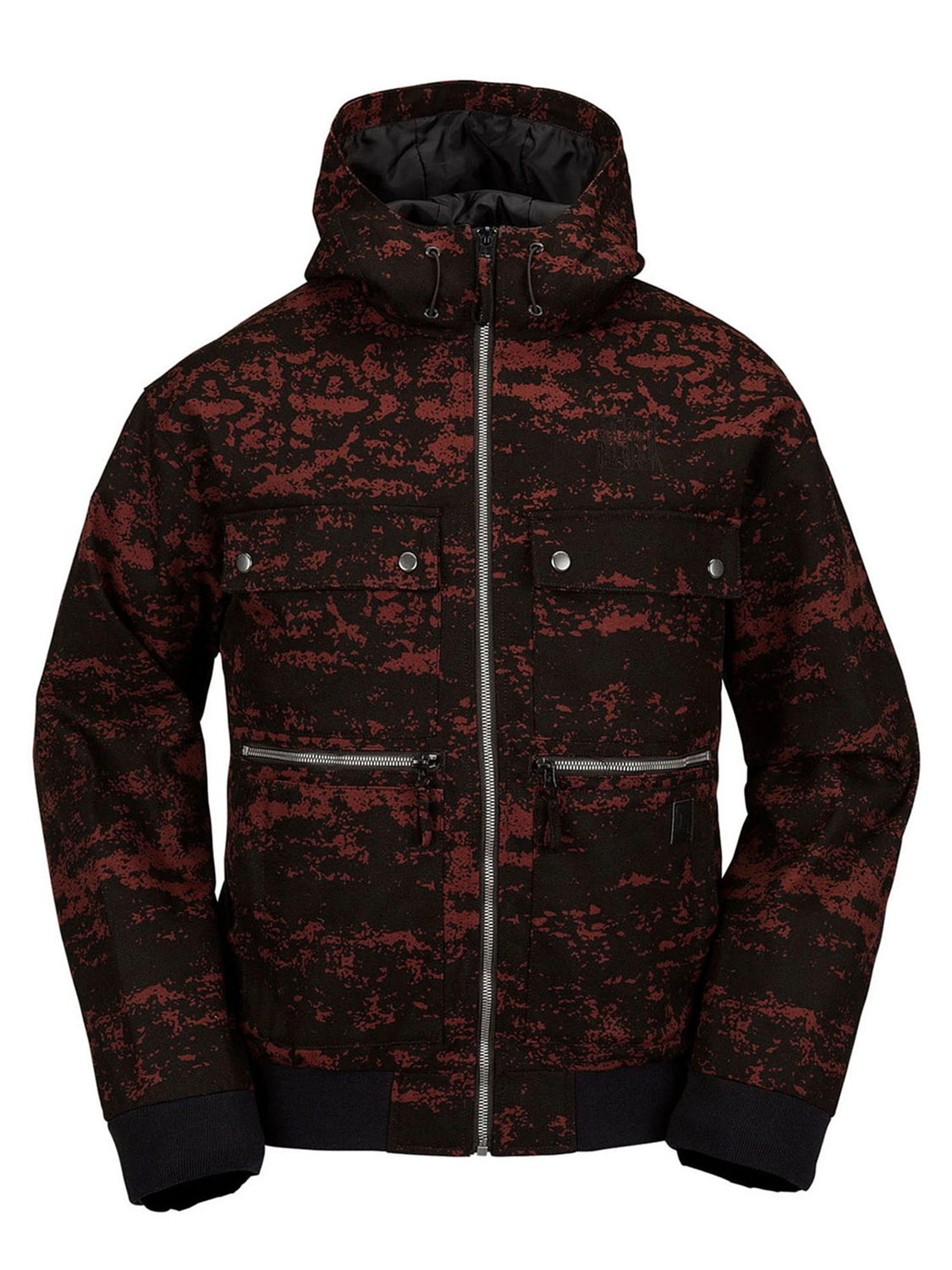 Куртка сноубордическая Volcom Dustbox Maroon Camo