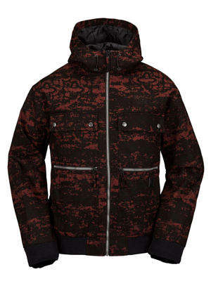 Куртка сноубордическая Volcom Dustbox Maroon Camo