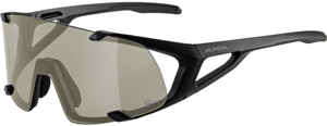 Очки солнцезащитные ALPINA Hawkeye Q-Lite Black Matt/Q-Lite Silver Mirror, Cat. 3,Hypdophobic, Fogstop