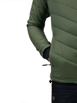 Куртка беговая NONAME Hybrid Warm 24 Forest Green