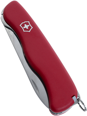 Нож Victorinox Alpineer, 111 мм, 5 функций, с фиксатором лезвия красный