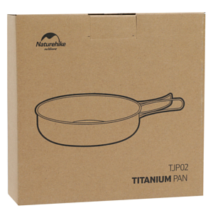 Сковорода Naturehike Tjp02 Outdoor Ti Frying Pan-9H 150 mm Titanium