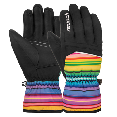 Перчатки REUSCH Alan Junior Blck/Multicol Lines