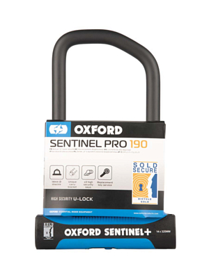 Замок велосипедный Oxford Sentinel Pro U-Lock 260mmх177mm