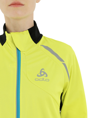 Куртка беговая ODLO Jacket FREQUENCY Sulphur Spring