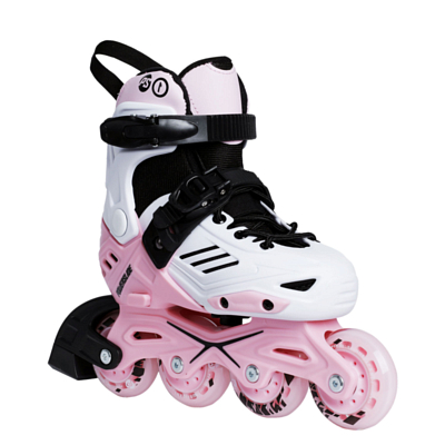 Роликовые коньки Powerslide Khaan Junior LTD White/Pink