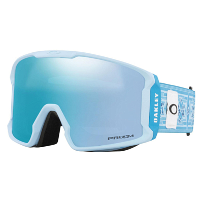 Маска горнолыжная OTG Oakley Line Miner L Jamie Sig Blue Print/Prizm Snow Sapphire