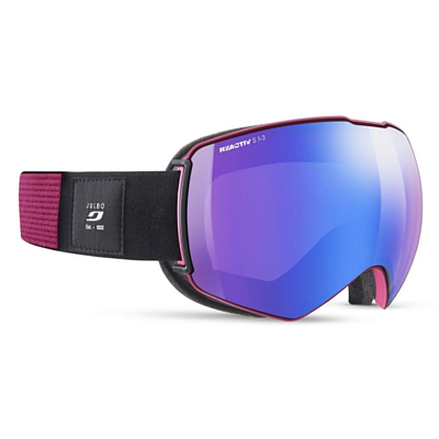 Маска горнолыжная Julbo Light Year Reactiv S1-3 Black/Purple/Blue Flash