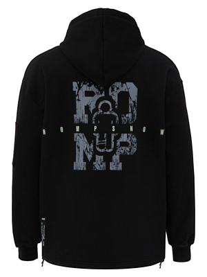 Толстовка ROMP Crack Hoodie M Black