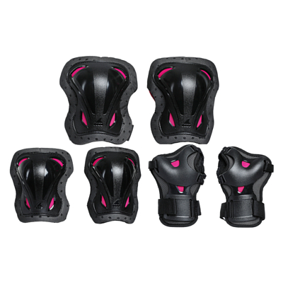 Защита для роликов (3 элемента) Rollerblade Skate Gear W 3 Pack Black/Raspberry