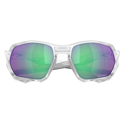 Очки солнцезащитные Oakley Plazma Matte Clear/Prizm Road Jade