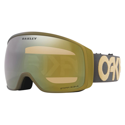 Маска горнолыжная OTG Oakley Flight Tracker L B1B Forged Iron Curry/Prizm Sage Gold Iridium