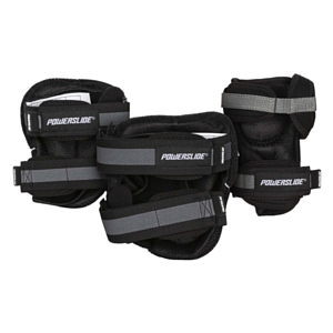 Комплект защиты для роликов Powerslide Pro Set Black