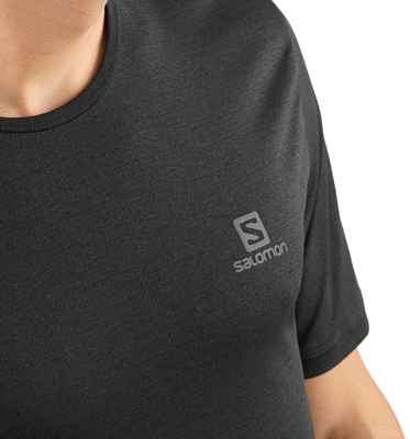 Футболка беговая SALOMON Agile Training Tee M Black