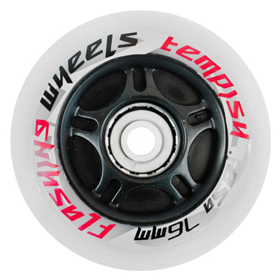 Комплект колёс для роликов Tempish Flashing 76x24mm 85A White