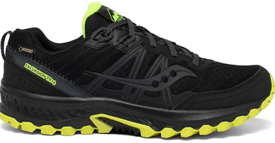 Беговые кроссовки Saucony Excursion TR14 GTX Black/Citron