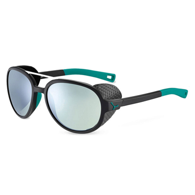 Очки солнцезащитные CEBE Summit Black Teal Matte-Zone Vario Green/Silver AF