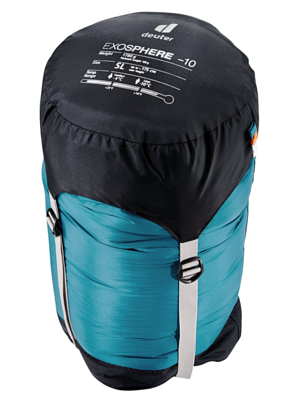 Спальник Deuter Exosphere -10° SL правый Petrol/Mango