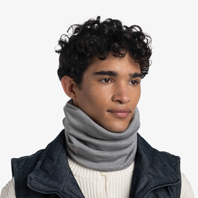 Бандана Buff Merino Heavyweight Solid Light Grey