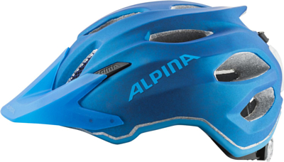 Велошлем ALPINA Carapax Jr. Flash True-Blue Matt