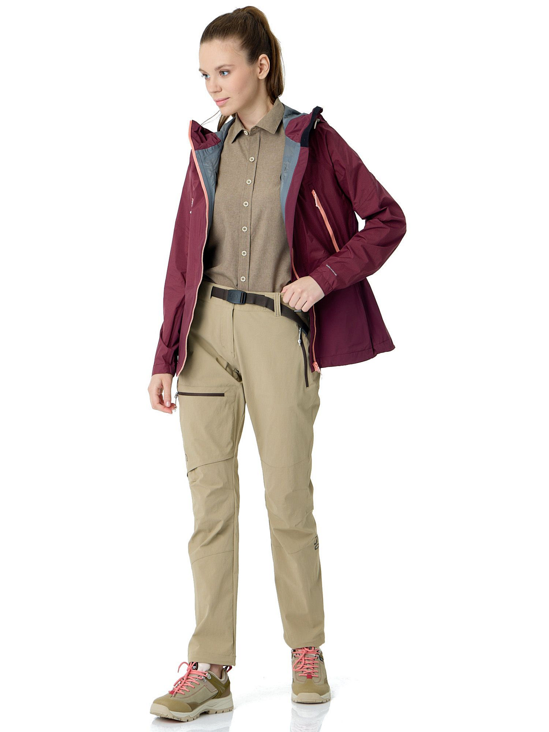 Куртка Ternua Karsa Bordeaux/Fresh Dubarry