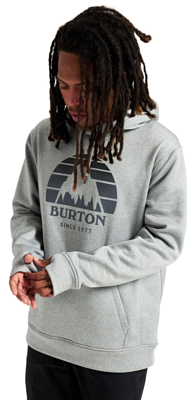 Толстовка BURTON Oak Ssnl Po Gray Heather