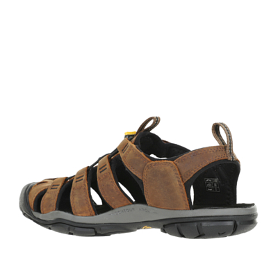 Сандалии Keen Clearwater Cnx Leather M Dark Earth/Blac