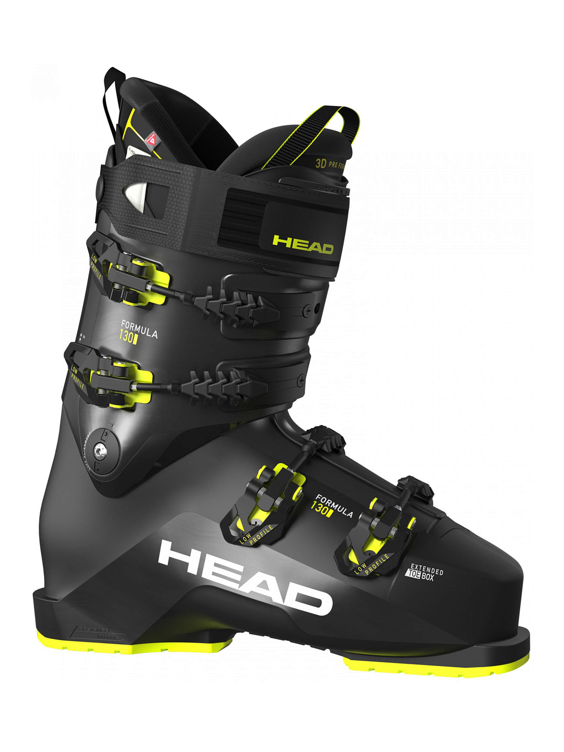 Горнолыжные ботинки HEAD Formula 130 Black/Yellow