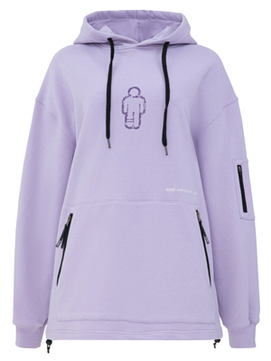 Толстовка ROMP Crack Hoodie W Lavender