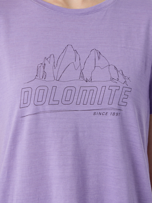 Футболка Dolomite Cristallo Merino Lavender Purple