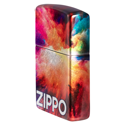 Зажигалка Zippo Tie Dye 540 Tumbled Chrome