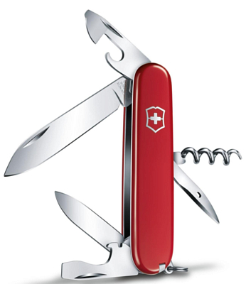 Нож Victorinox Spartan, 91 мм, 12 функций Красный