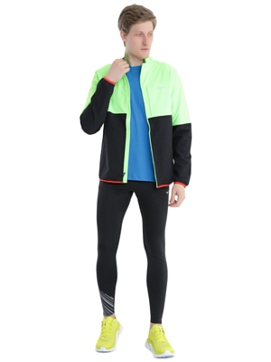 Куртка беговая Saucony Bluster Jacket Vizi Slime