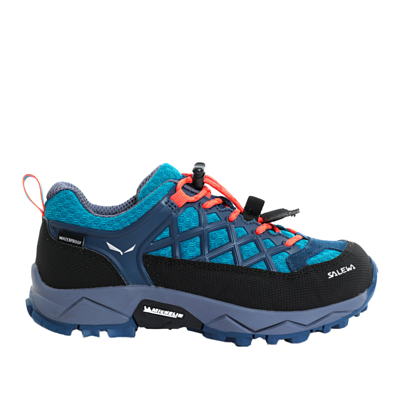 Ботинки Salewa Wildfire Waterproof Kids Caneel Bay/Fluo Coral