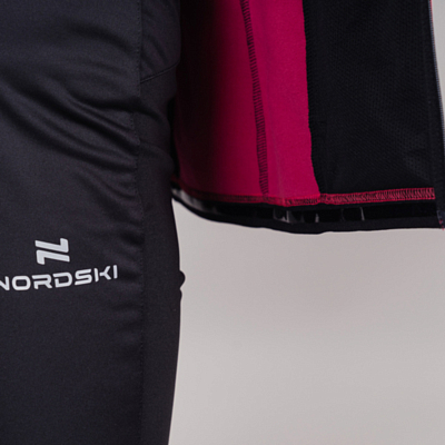 Куртка беговая Nordski BASE W Pink/Black