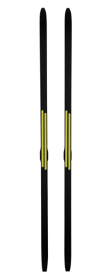 Беговые лыжи с креплениями FISCHER Twin Skin Sport EF Yellow Mounted