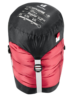 Спальник Deuter Exosphere -6° L правый Cranberry/Fire