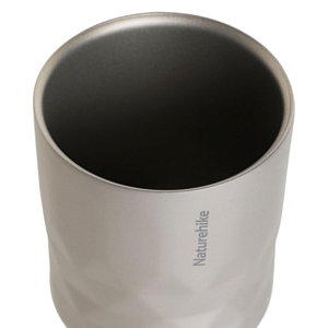 Кружка Naturehike Double-Layer Titanium Cup 280 ml Titanium