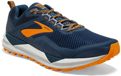 BROOKS Cascadia 14 Poseidon Orange Grey