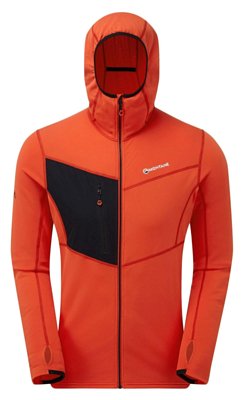 Толстовка для активного отдыха Montane Alpine Raid Hoodie Firefly Orange