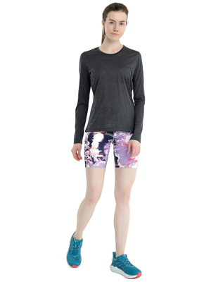 Футболка с длинным рукавом SALOMON Agile Ls Tee Women'S ebony/Black/Heat