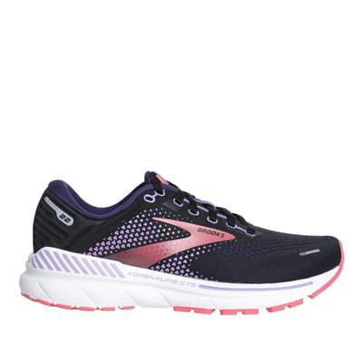 BROOKS Adrenaline GTS 22 Black Purple Coral