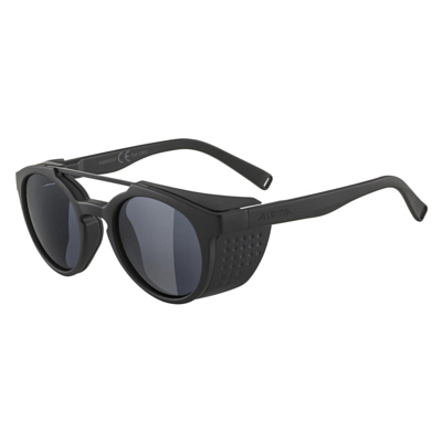 Очки солнцезащитные ALPINA Glace All Black Matt/Black Mirror Cat.3, Side Part Black Matt