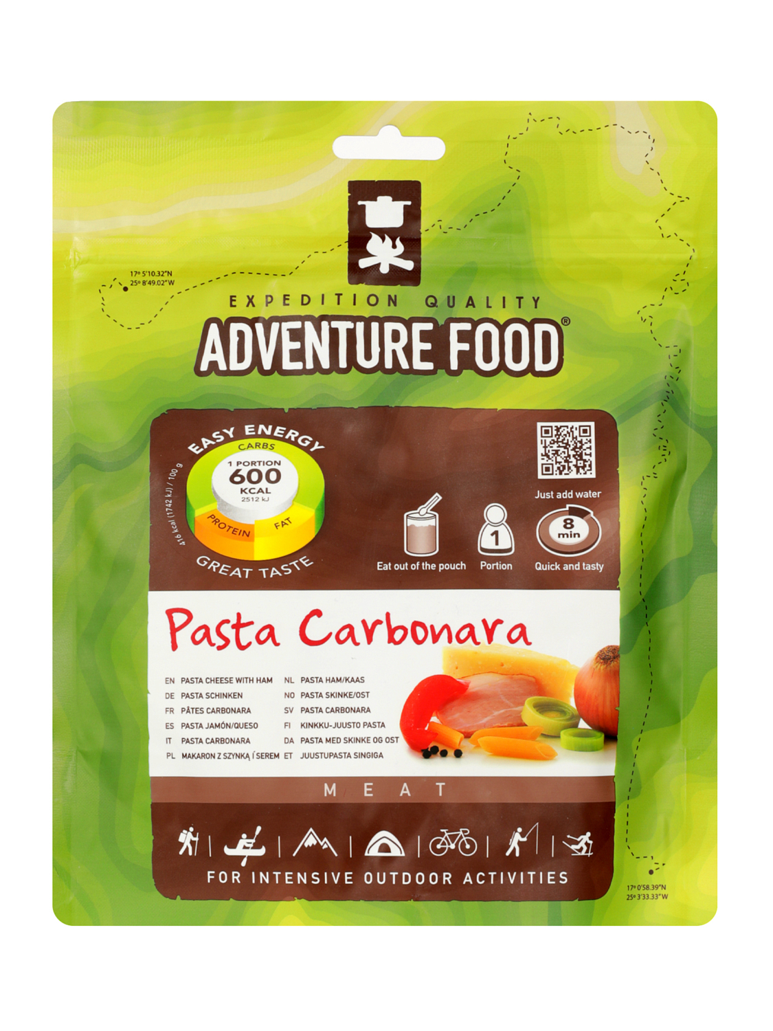 Туристическое питание Adventure Food Паста карбонара Pasta Carbonara