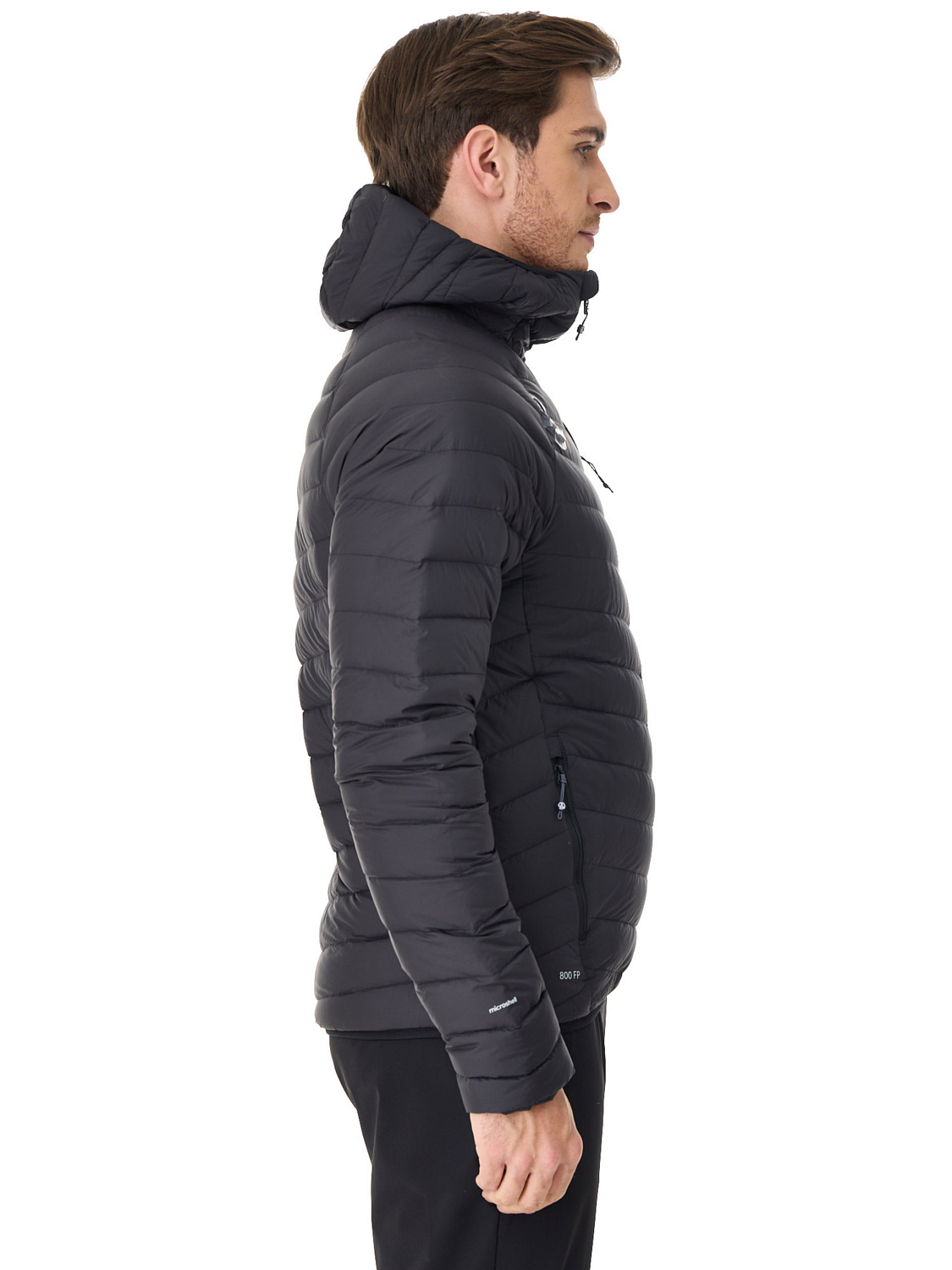 Куртка Ternua Vilman Hood Down Jkt M Black/Black